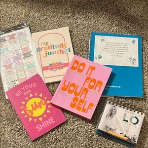Colorful Journals and Notebooks Set